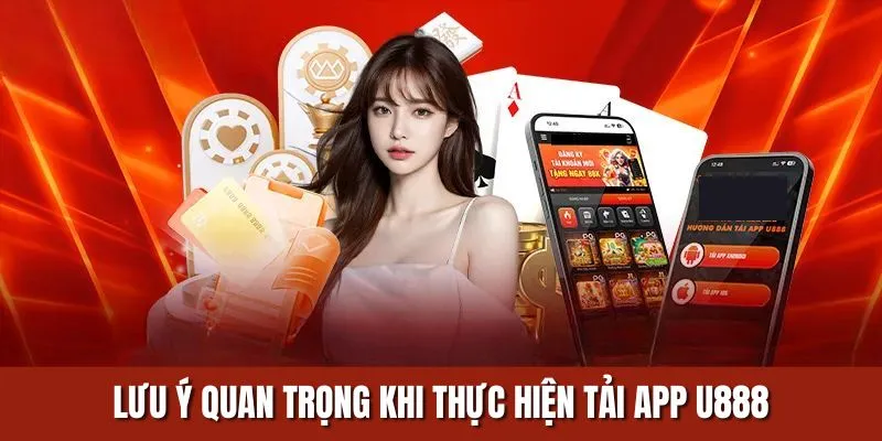 Lưu ý quan trọng khi thực hiện tải app U888