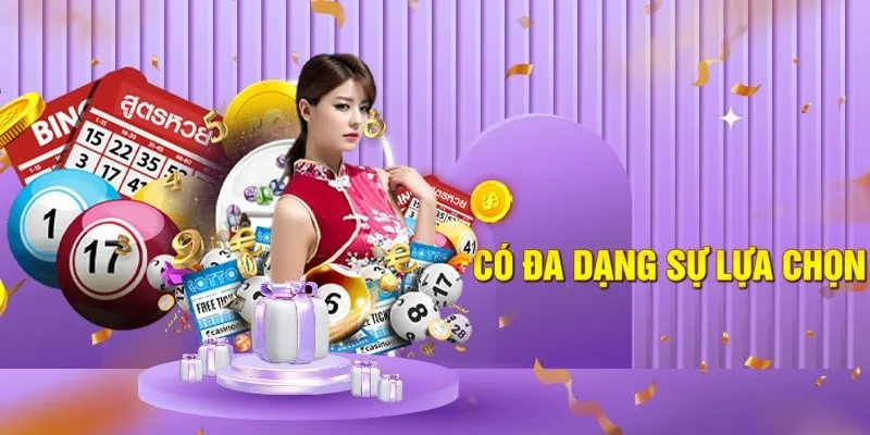Đa dạng lựa chọn cược trong một ván xổ số U888